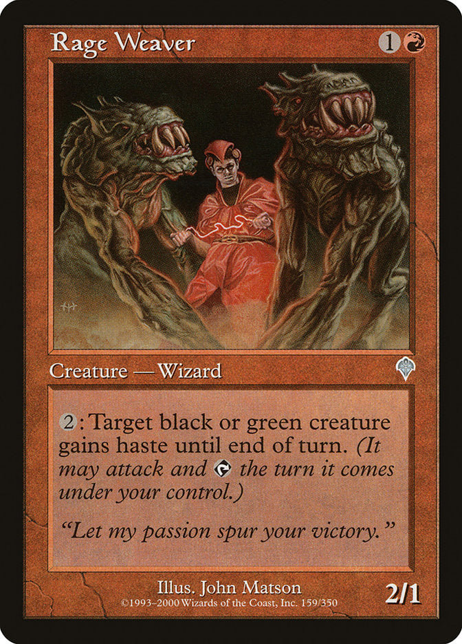 Rage Weaver [Invasion] | Gamer Loot