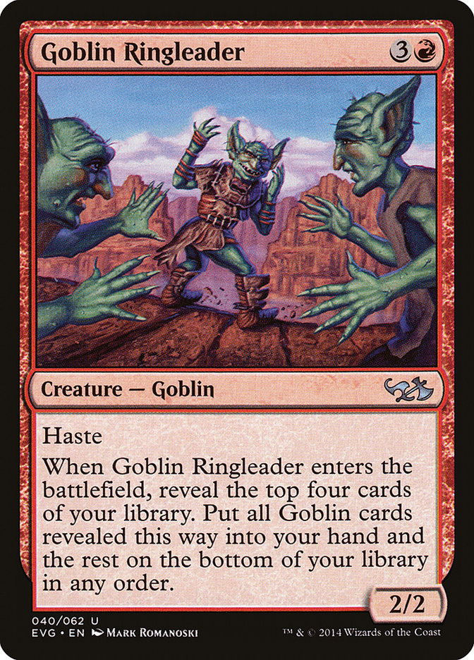 Goblin Ringleader (Elves vs. Goblins) [Duel Decks Anthology] | Gamer Loot