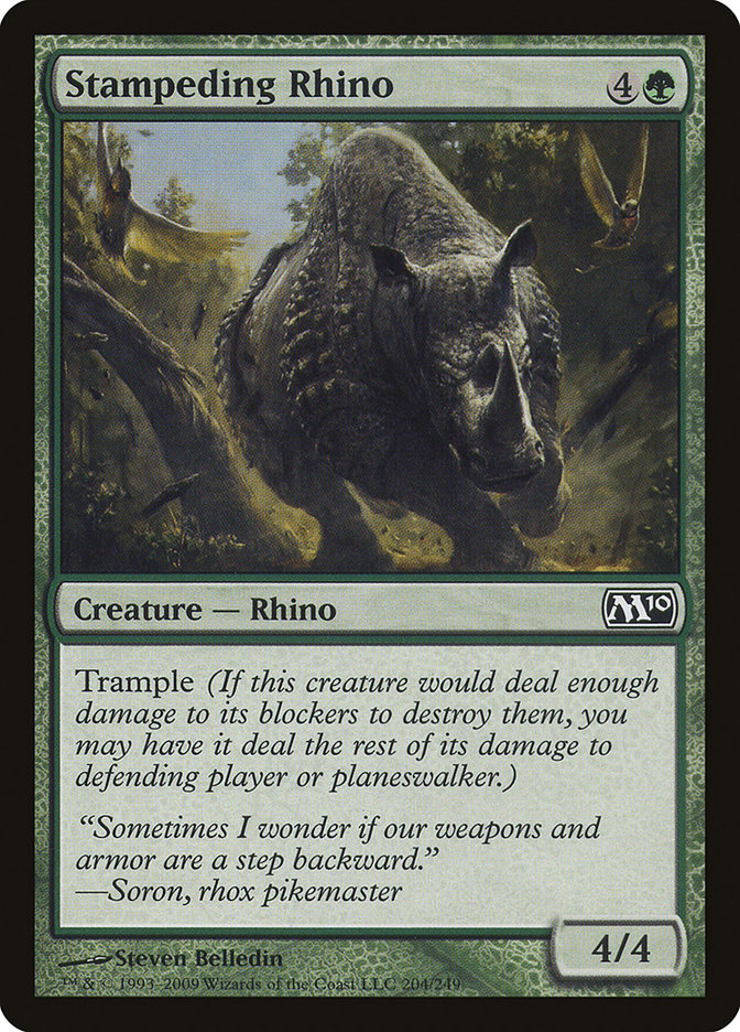 Stampeding Rhino [Magic 2010] | Gamer Loot