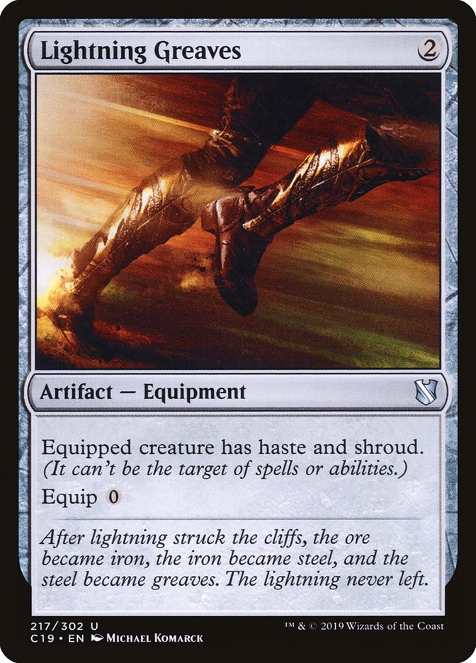 Lightning Greaves [Commander 2019] | Gamer Loot