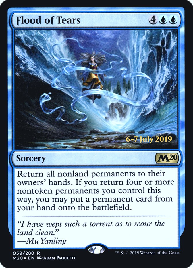 Flood of Tears  [Core Set 2020 Prerelease Promos] | Gamer Loot