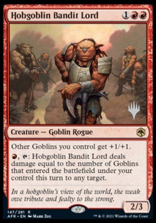 Hobgoblin Bandit Lord (Promo Pack) [Dungeons & Dragons: Adventures in the Forgotten Realms Promos] | Gamer Loot