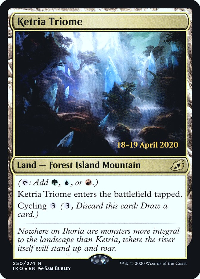 Ketria Triome  [Ikoria: Lair of Behemoths Prerelease Promos] | Gamer Loot