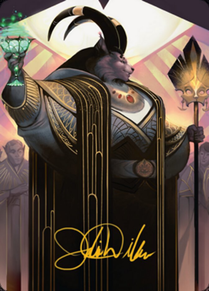 Jetmir, Nexus of Revels 2 Art Card (Gold-Stamped Signature) [Streets of New Capenna Art Series] | Gamer Loot