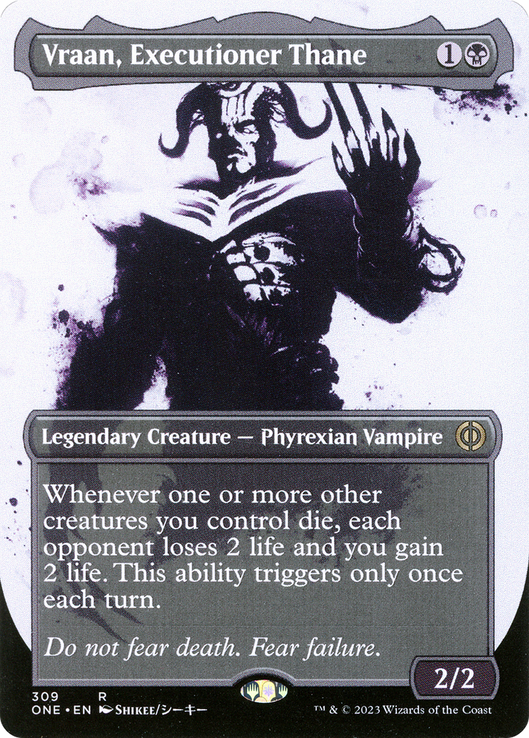 Vraan, Executioner Thane (Borderless Ichor) [Phyrexia: All Will Be One] | Gamer Loot