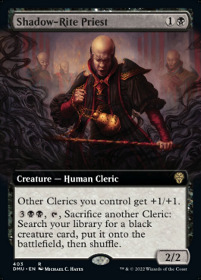 Shadow-Rite Priest (Extended Art) [Dominaria United] | Gamer Loot