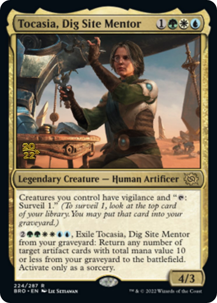 Tocasia, Dig Site Mentor [The Brothers' War: Prerelease Promos] | Gamer Loot