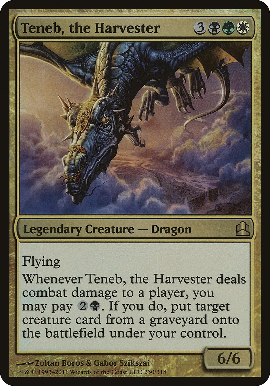 Teneb, the Harvester (Oversized) [Commander 2011 Oversized] | Gamer Loot