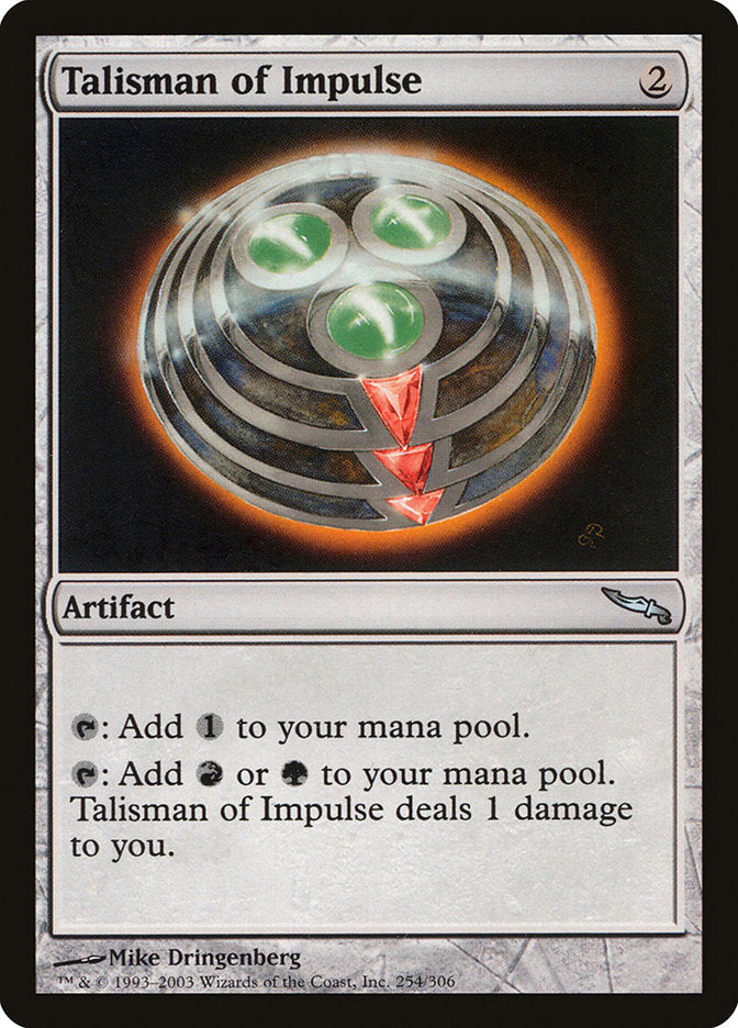 Talisman of Impulse [Mirrodin] | Gamer Loot