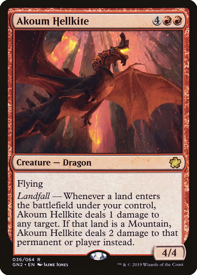 Akoum Hellkite [Game Night 2019] | Gamer Loot