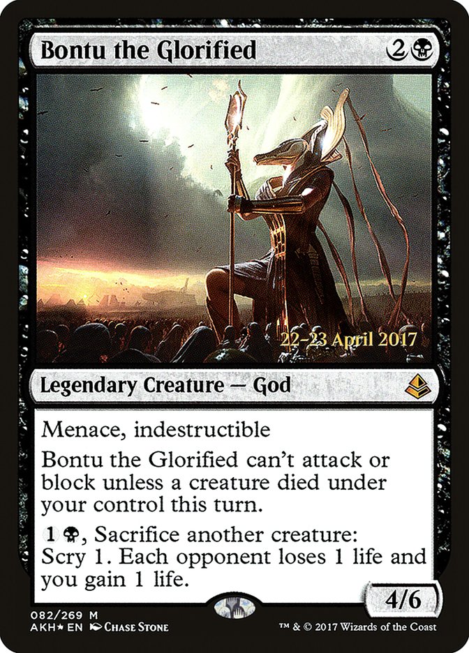 Bontu the Glorified  [Amonkhet Prerelease Promos] | Gamer Loot