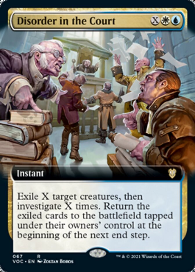 Disorder in the Court (Extended) [Innistrad: Crimson Vow Commander] | Gamer Loot