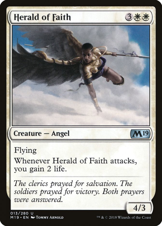 Herald of Faith [Core Set 2019] | Gamer Loot