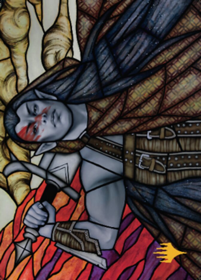 Radha, Coalition Warlord Art Card (Gold-Stamped Signature) [Dominaria United Art Series] | Gamer Loot