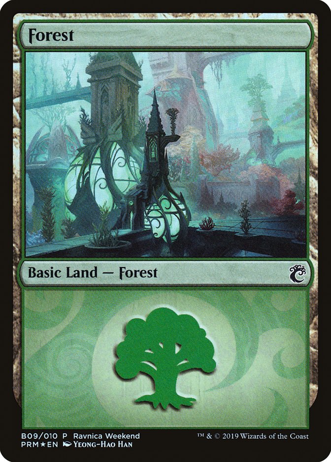 Forest (B09) [Ravnica Allegiance Guild Kit] | Gamer Loot