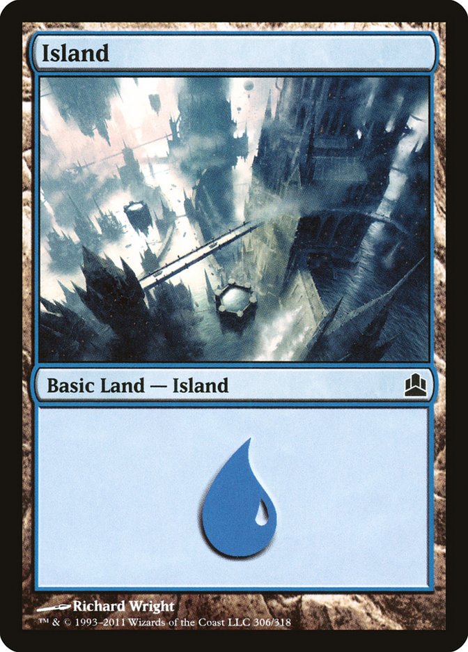 Island (306) [Commander 2011] | Gamer Loot