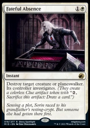 Fateful Absence (Promo Pack) [Innistrad: Midnight Hunt Promos] | Gamer Loot