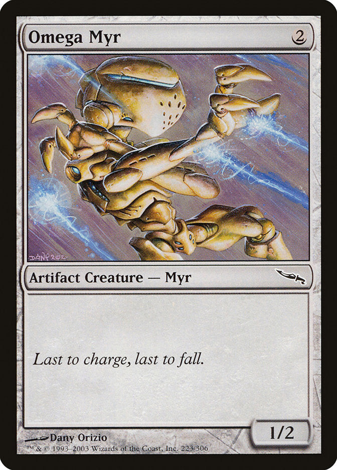 Omega Myr [Mirrodin] | Gamer Loot
