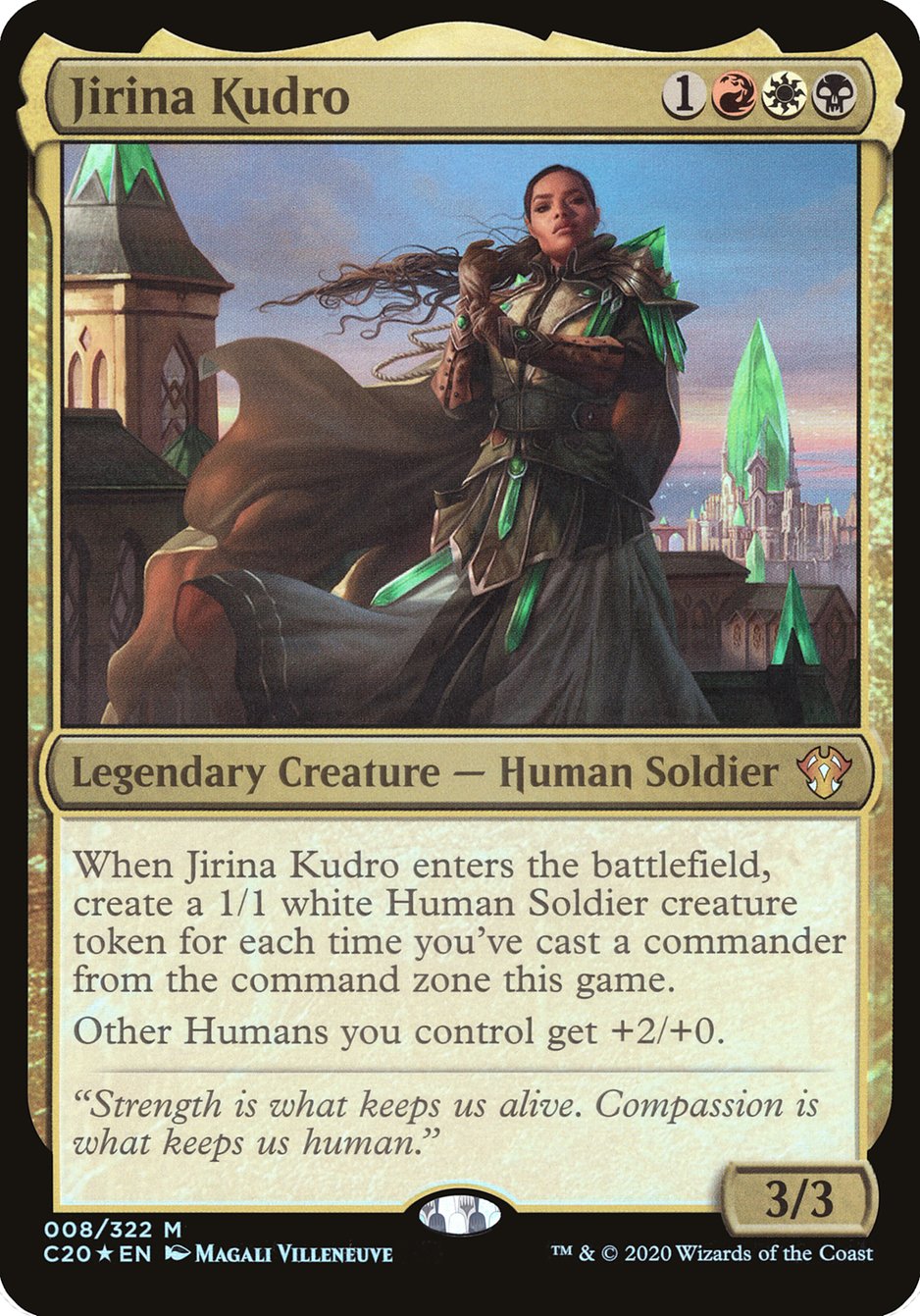 Jirina Kudro (Oversized) [Commander 2020 Oversized] | Gamer Loot