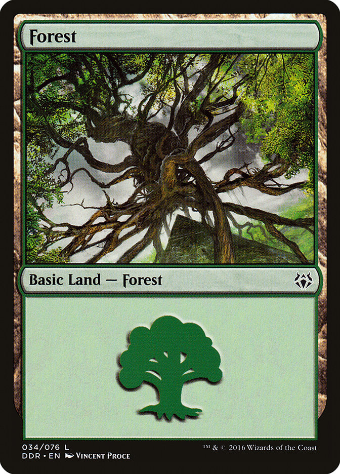 Forest (34) [Duel Decks: Nissa vs. Ob Nixilis] | Gamer Loot