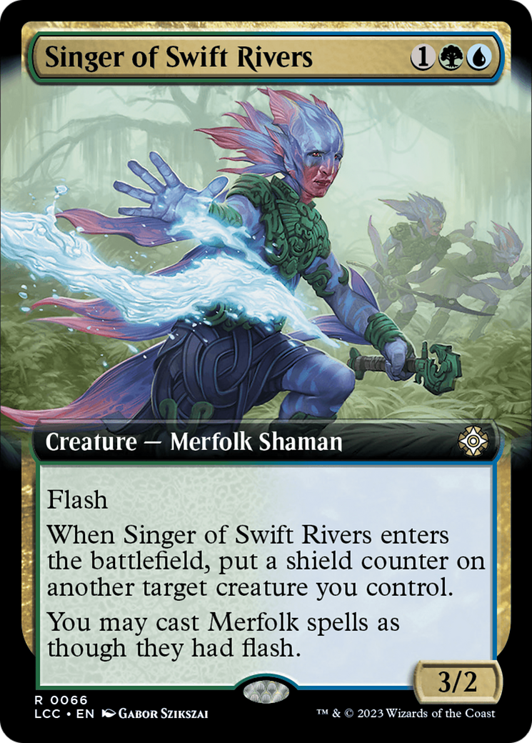 Singer of Swift Rivers (Extended Art) [The Lost Caverns of Ixalan Commander] | Gamer Loot