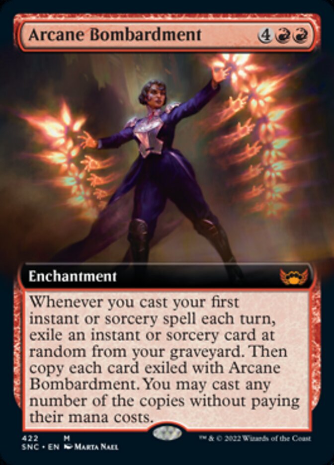 Arcane Bombardment (Extended Art) [Streets of New Capenna] | Gamer Loot