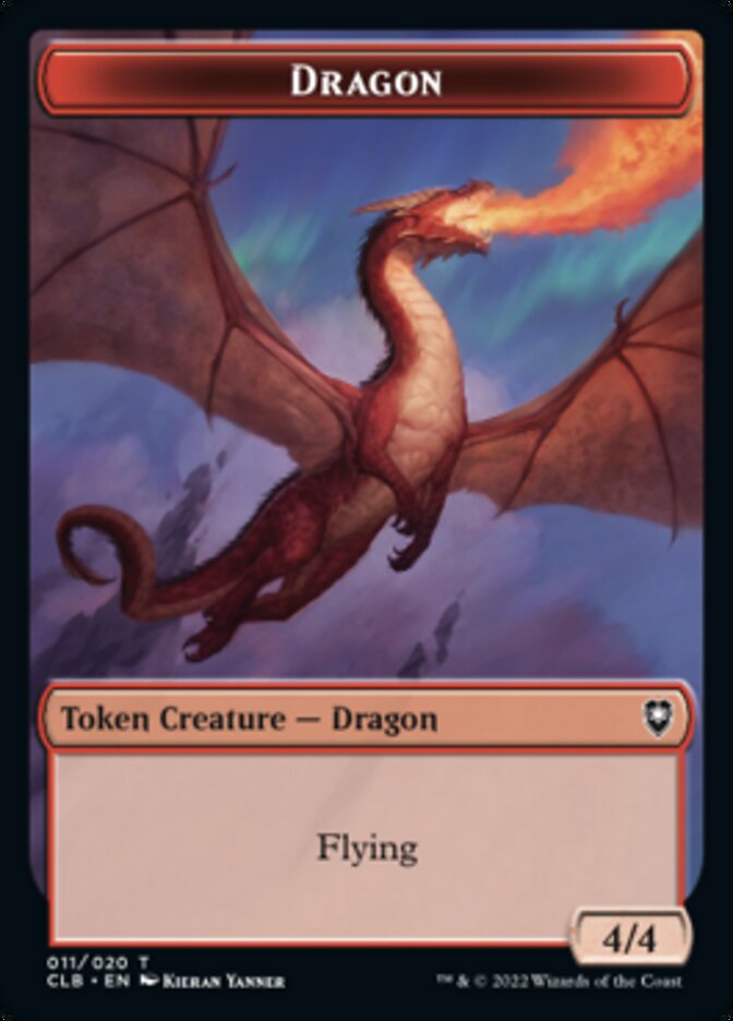 Dragon Token [Commander Legends: Battle for Baldur's Gate Tokens] | Gamer Loot