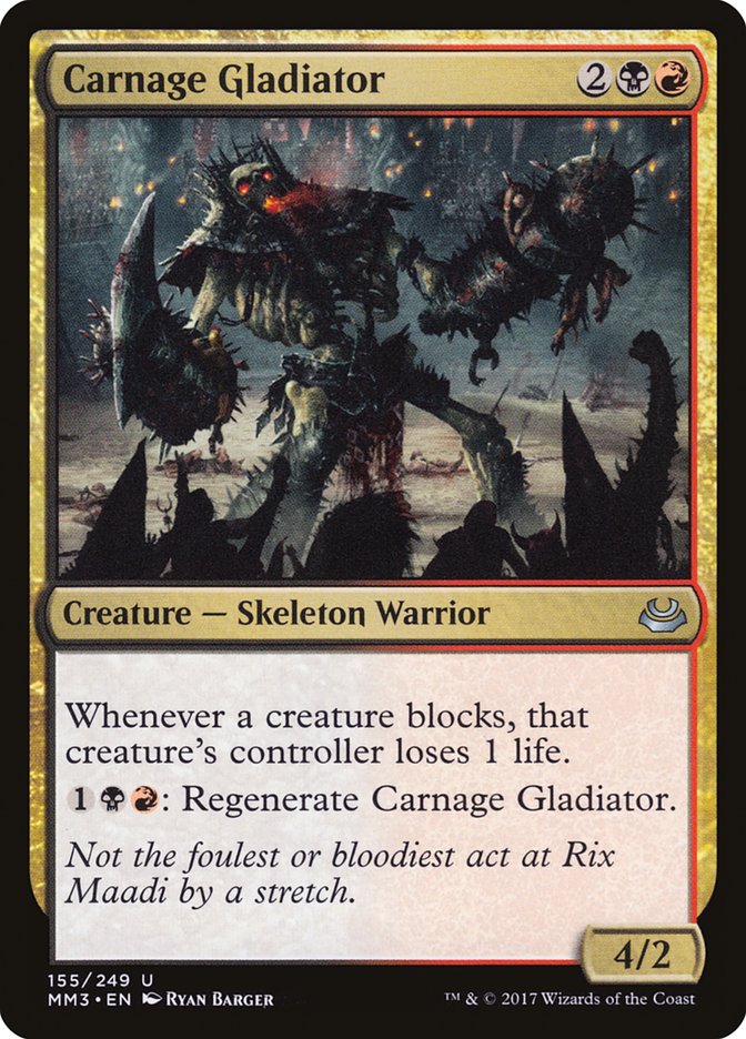 Carnage Gladiator [Modern Masters 2017] | Gamer Loot