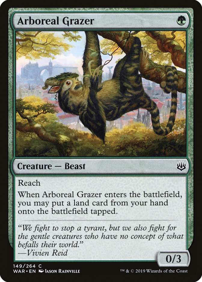 Arboreal Grazer [War of the Spark] | Gamer Loot