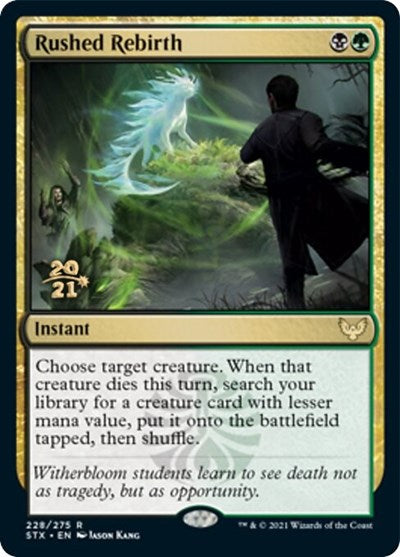 Rushed Rebirth [Strixhaven: School of Mages Prerelease Promos] | Gamer Loot