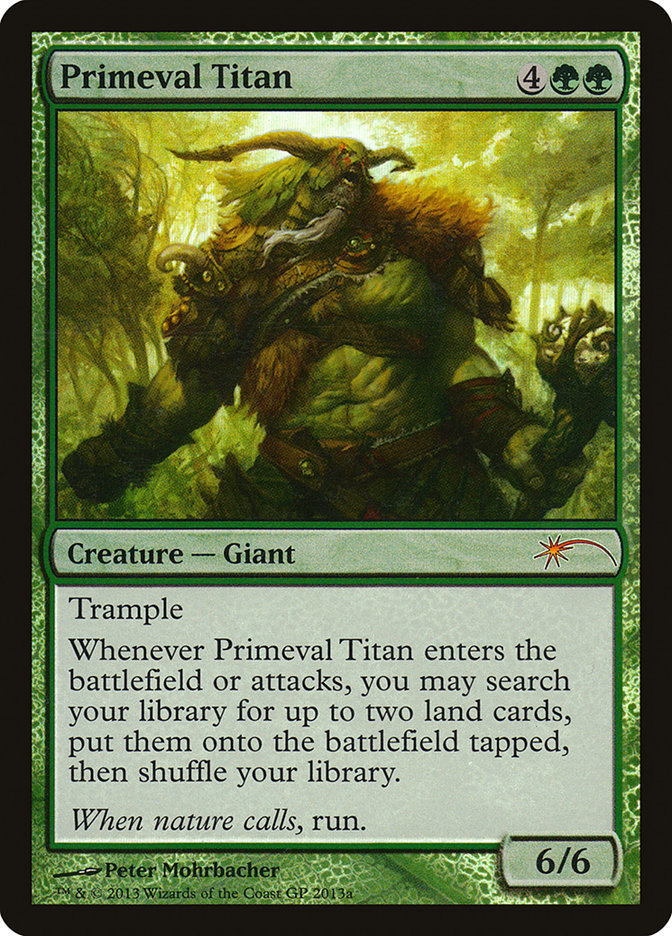 Primeval Titan (Grand Prix) [Grand Prix Promos] | Gamer Loot