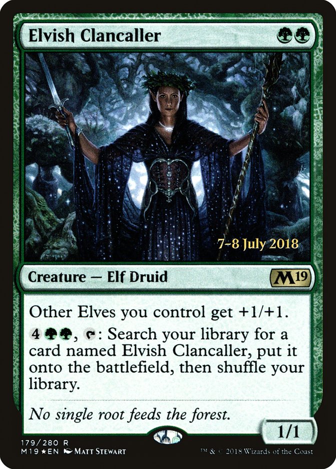 Elvish Clancaller  [Core Set 2019 Prerelease Promos] | Gamer Loot