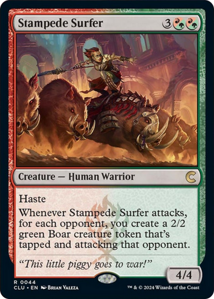 Stampede Surfer [Ravnica: Clue Edition] | Gamer Loot