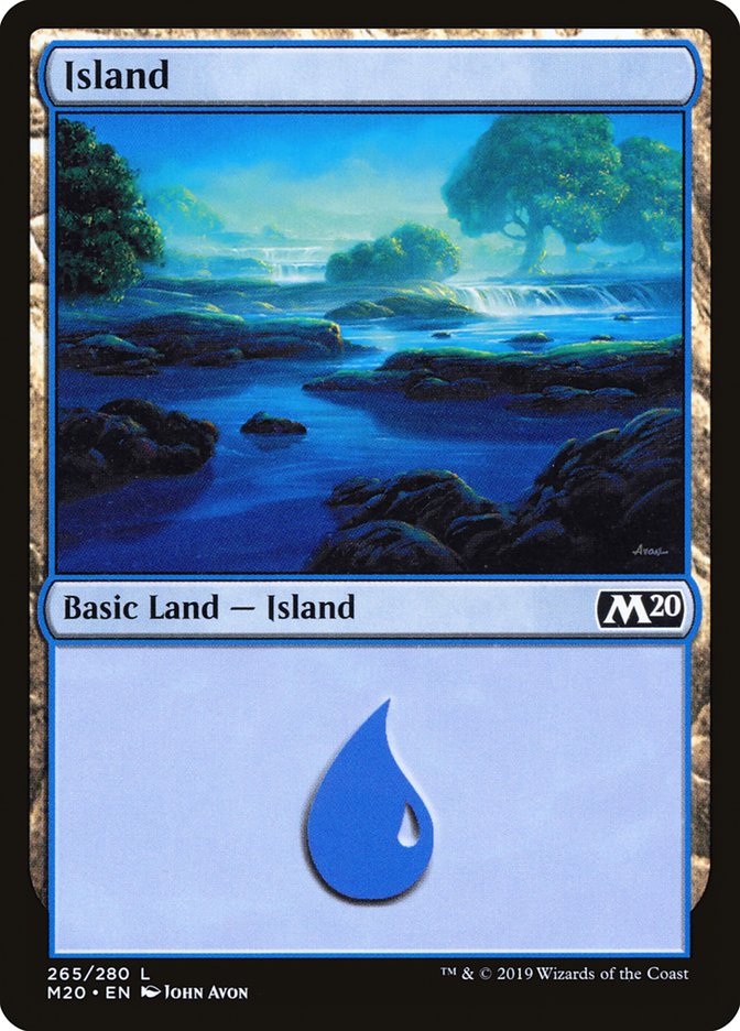 Island (265) [Core Set 2020] | Gamer Loot