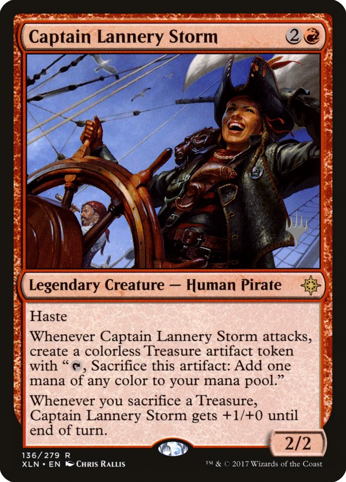 Captain Lannery Storm (Promo Pack) [Ixalan Promos] | Gamer Loot