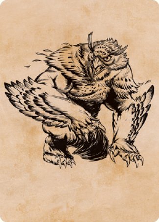 Owlbear (Showcase) Art Card [Dungeons & Dragons: Adventures in the Forgotten Realms Art Series] | Gamer Loot