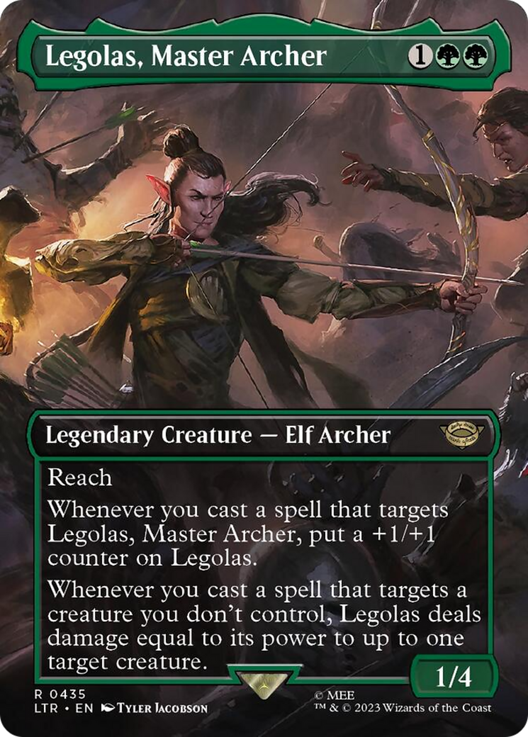Legolas, Master Archer (Borderless Alternate Art) [The Lord of the Rings: Tales of Middle-Earth] | Gamer Loot