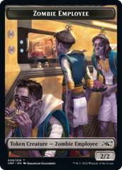 Zombie Employee // Storm Crow Double-sided Token [Unfinity Tokens] | Gamer Loot