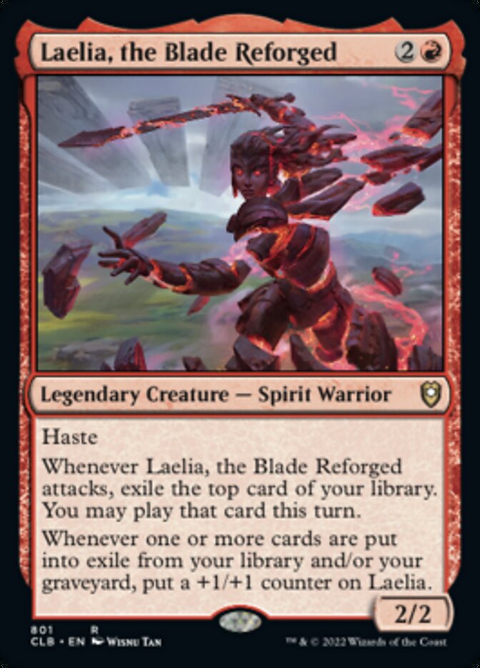 Laelia, the Blade Reforged [Commander Legends: Battle for Baldur's Gate] | Gamer Loot