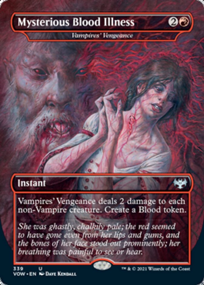 Vampires' Vengeance - Mysterious Blood Illness [Innistrad: Crimson Vow] | Gamer Loot