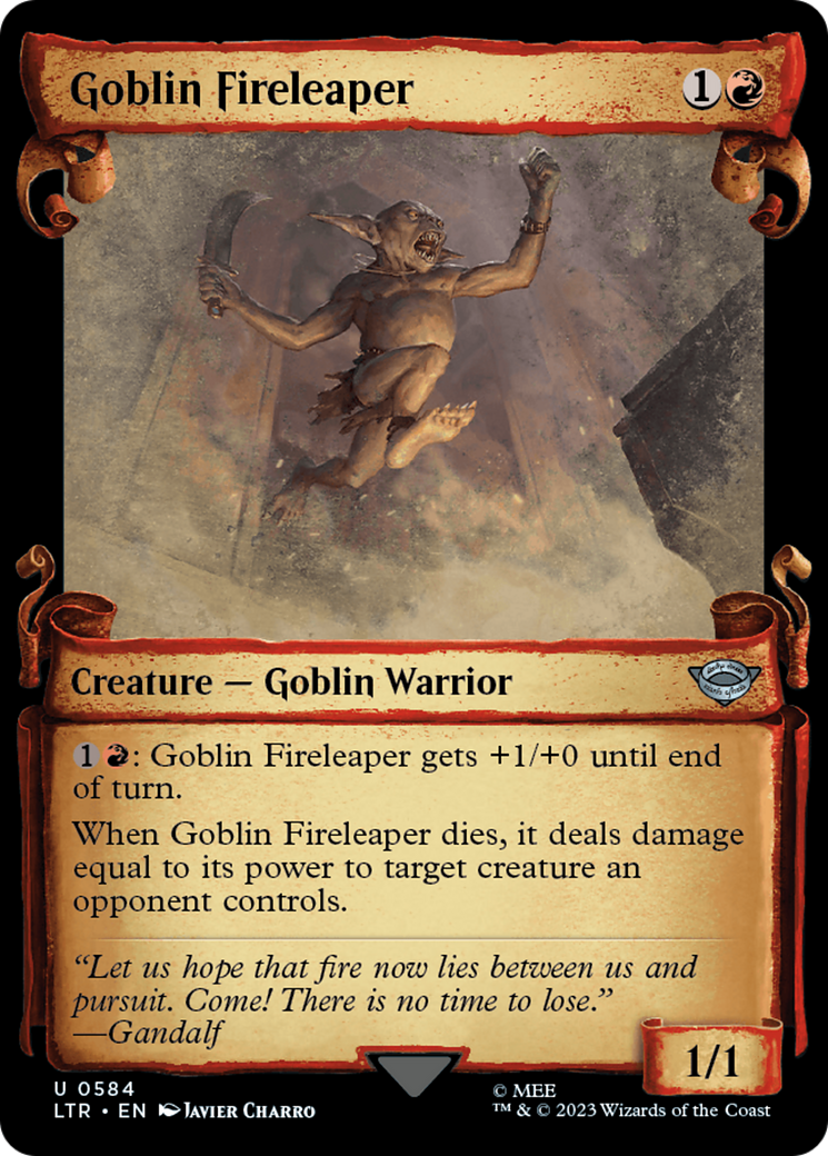 Goblin Fireleaper [The Lord of the Rings: Tales of Middle-Earth Showcase Scrolls] | Gamer Loot