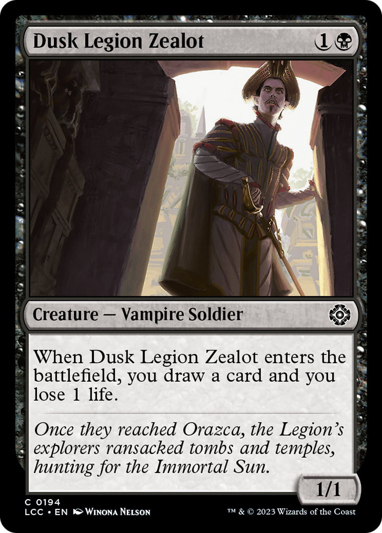 Dusk Legion Zealot [The Lost Caverns of Ixalan Commander] | Gamer Loot