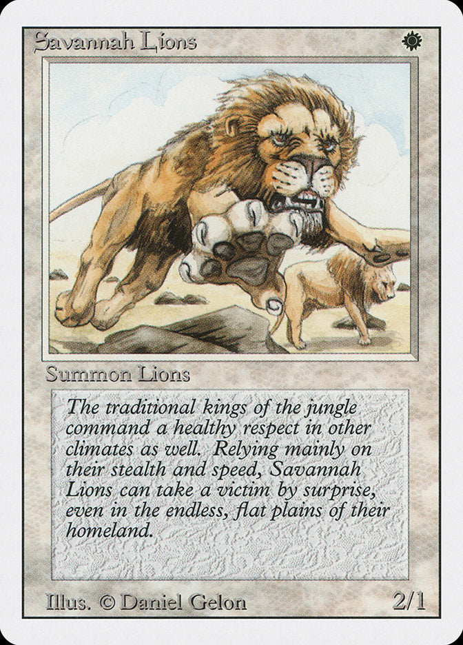 Savannah Lions [Revised Edition] | Gamer Loot