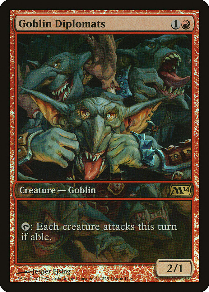 Goblin Diplomats (Game Day) [Magic 2014 Promos] | Gamer Loot