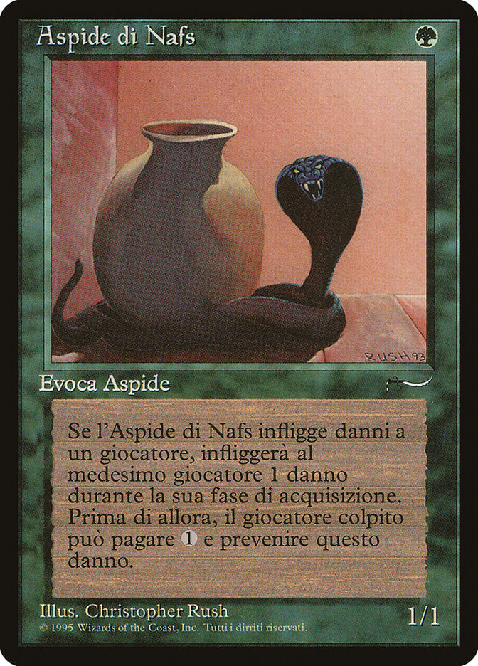 Nafs Asp (Italian) - "Aspide di Nafs" [Rinascimento] | Gamer Loot