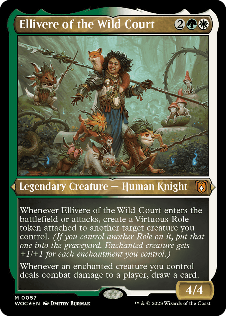 Ellivere of the Wild Court (Display Commander) [Wilds of Eldraine Commander] | Gamer Loot