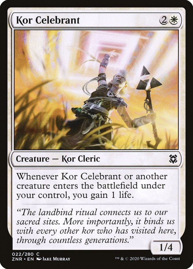 Kor Celebrant [Zendikar Rising] | Gamer Loot