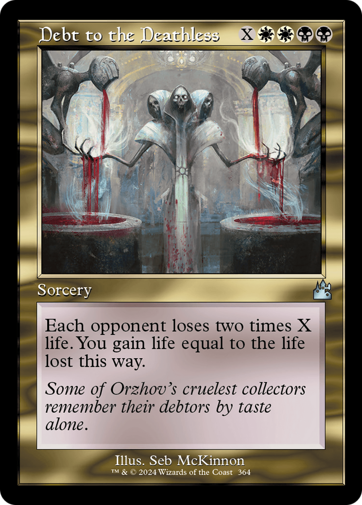 Debt to the Deathless (Retro Frame) [Ravnica Remastered] | Gamer Loot