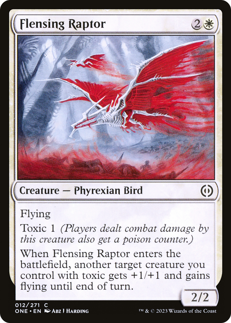 Flensing Raptor [Phyrexia: All Will Be One] | Gamer Loot