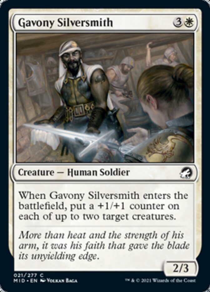 Gavony Silversmith [Innistrad: Midnight Hunt] | Gamer Loot